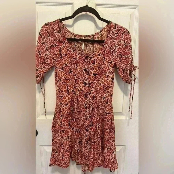 Free People floral fit and flare dress - Picture 3 of 11